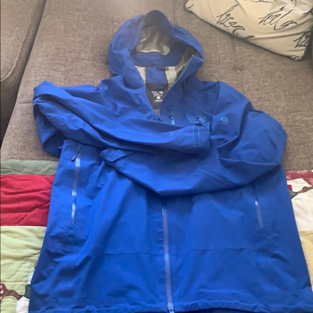 Blue men’s XL Mountain Hard Wear DryQ Elite Jacket